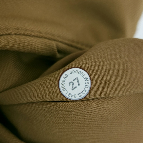 Lululemon 2021 City Sleek 5 Pocket Wide Leg High Rise Pant Size 27 - Picture 10 of 11